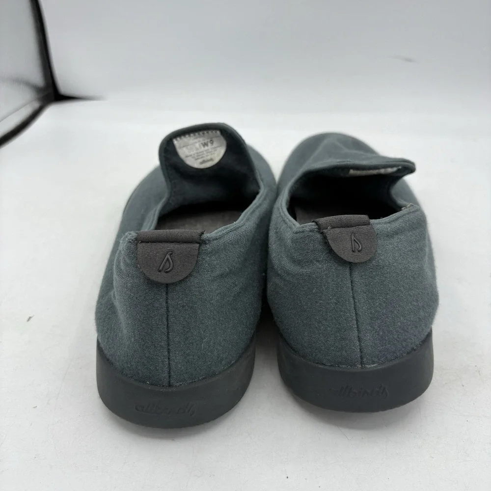Allbirds Shoes Womens Size 9 Wool Lounger Lt Blue Merino Wool Slip On Loafer